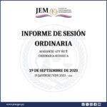 Decisiones adoptadas en Sesión Ordinaria de fecha 19 de septiembre de 2023