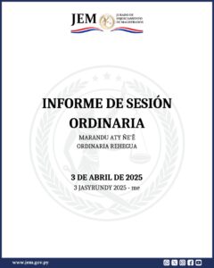 Decisiones adoptadas en la Sesión Ordinaria de fecha 3 de abril de 2025
