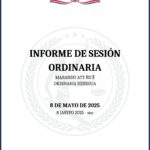 Decisiones adoptadas en la Sesión Ordinaria de fecha 8 de mayo de 2025