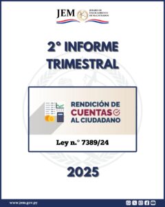 JEM presentó su 2° Informe de Rendición de Cuentas