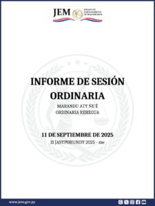 Decisiones adoptadas en Sesión Ordinaria de fecha 11 de septiembre de 2025
