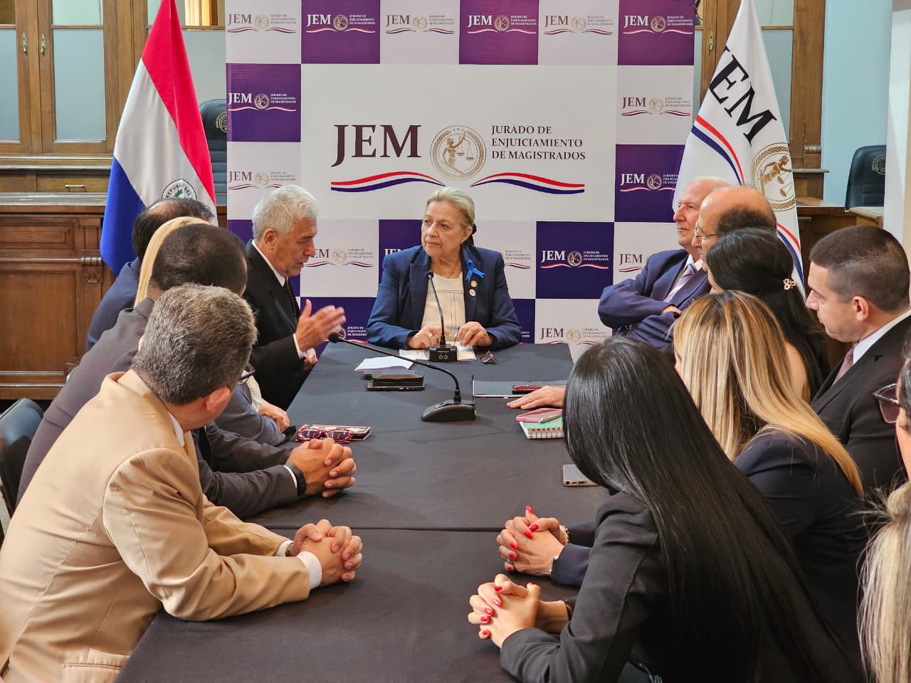 Reunión con representantes de la Asociación de Magistrados del Paraguay
