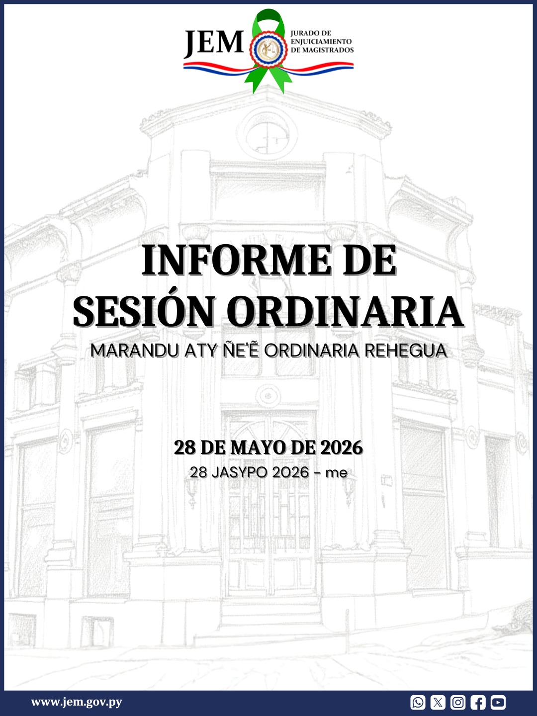 Decisiones adoptadas en Sesión Ordinaria de fecha 28 de Mayo de 2026