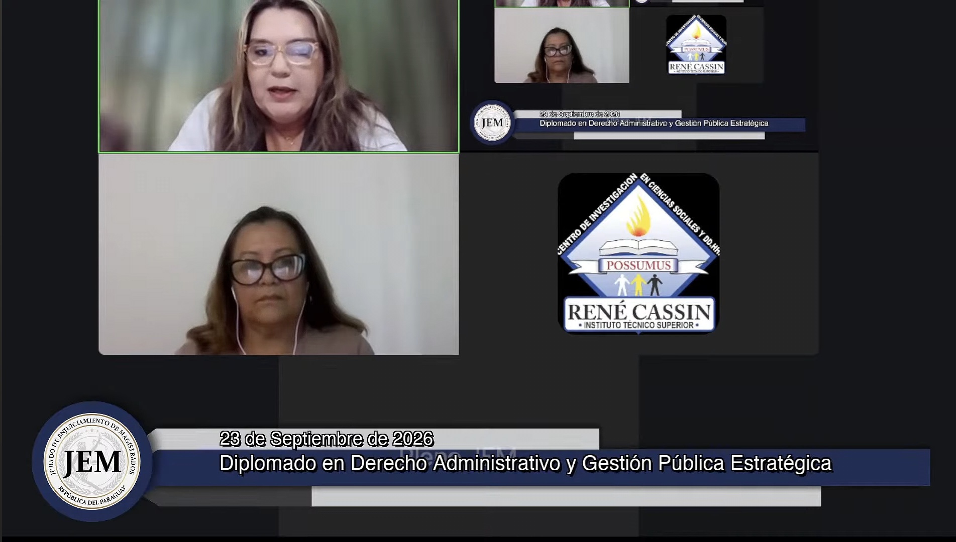 Segunda semana del Diplomado en Derecho Administrativo y Gestión Pública Estratégica