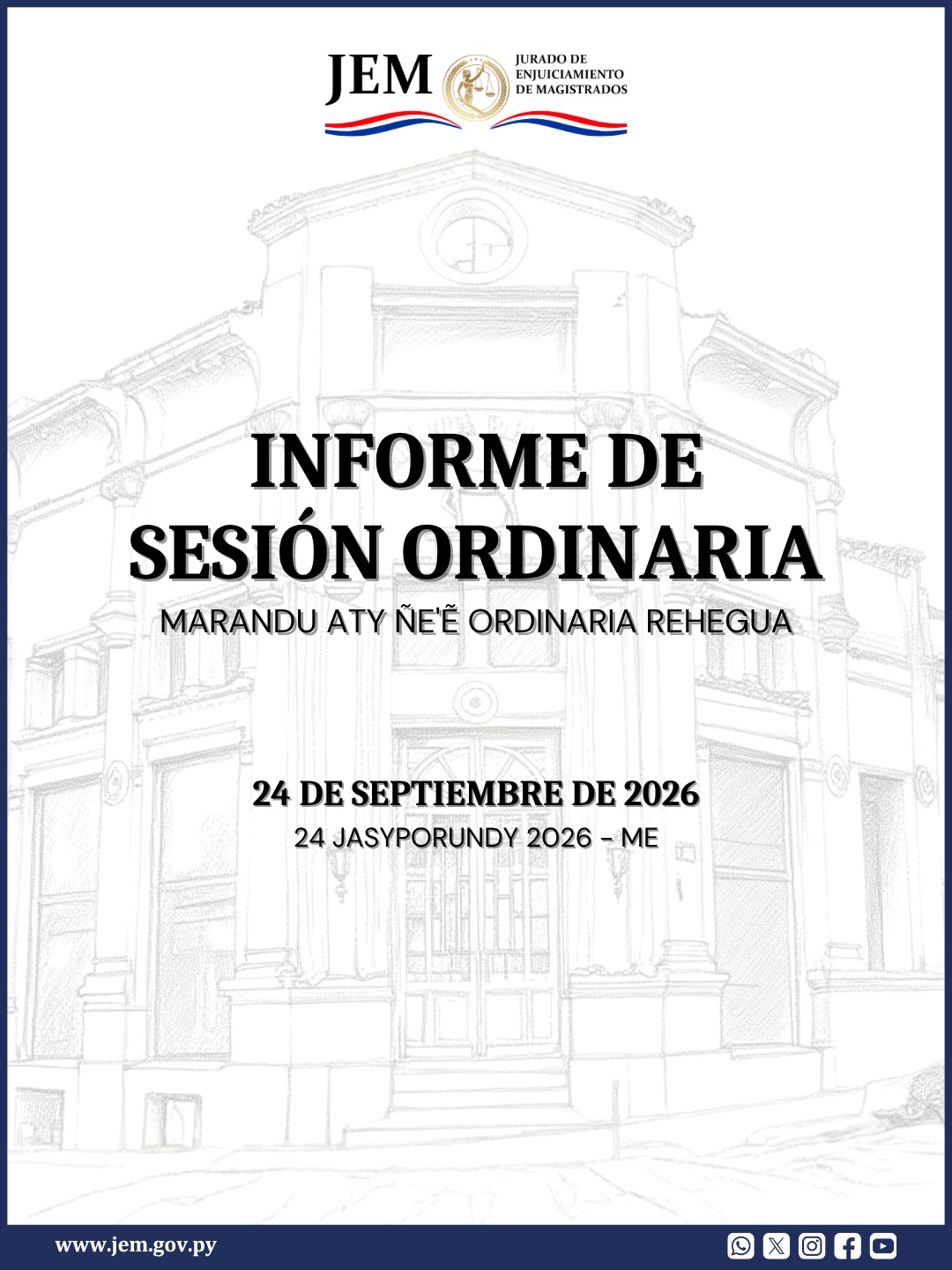 Decisiones adoptadas en Sesión Ordinaria de fecha 24 de septiembre de 2026