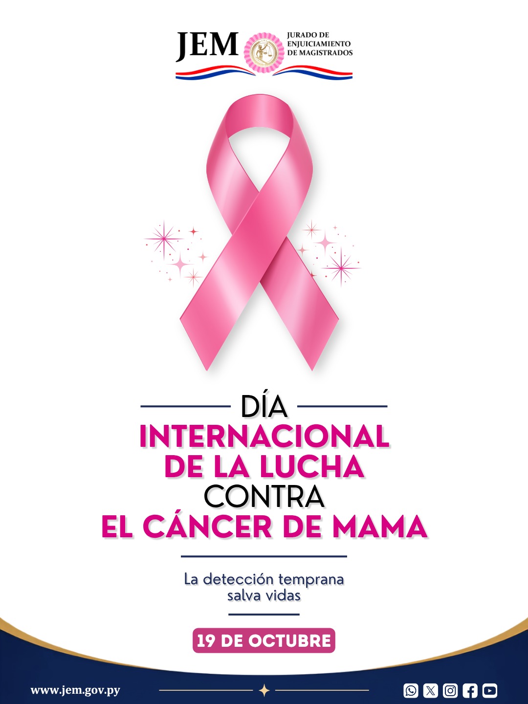 19 de Octubre – Día Mundial de la Lucha contra el Cáncer del Mama